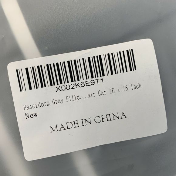 Alphabet A Throw Pillow Case 18 x 18 Inch Fascidorm Gray Pillow Cover English - Picture 5 of 10